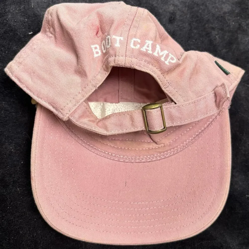Pink Beaded Burn Hat